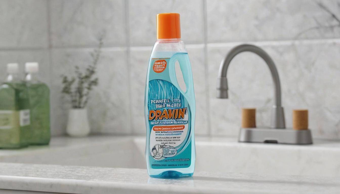 Hair-dissolving drain cleaner