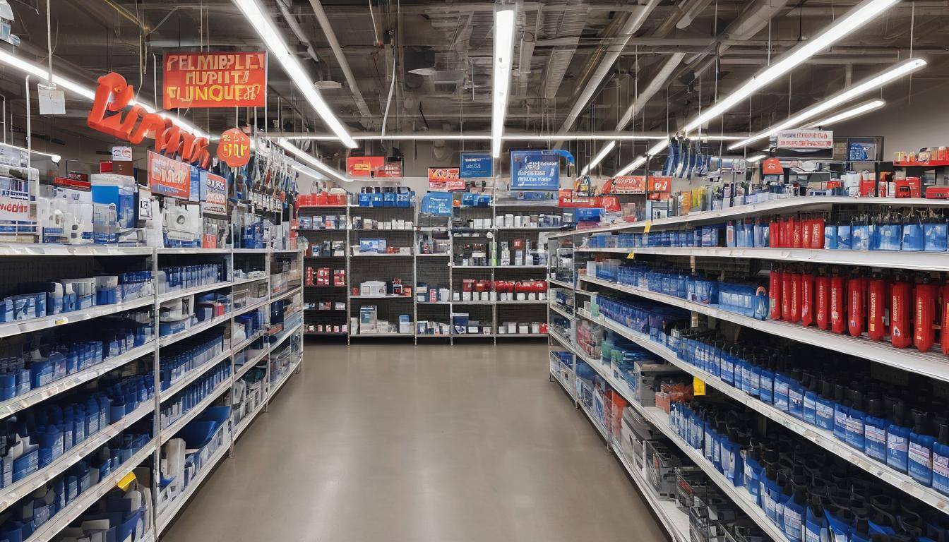 Plumbing supplies store