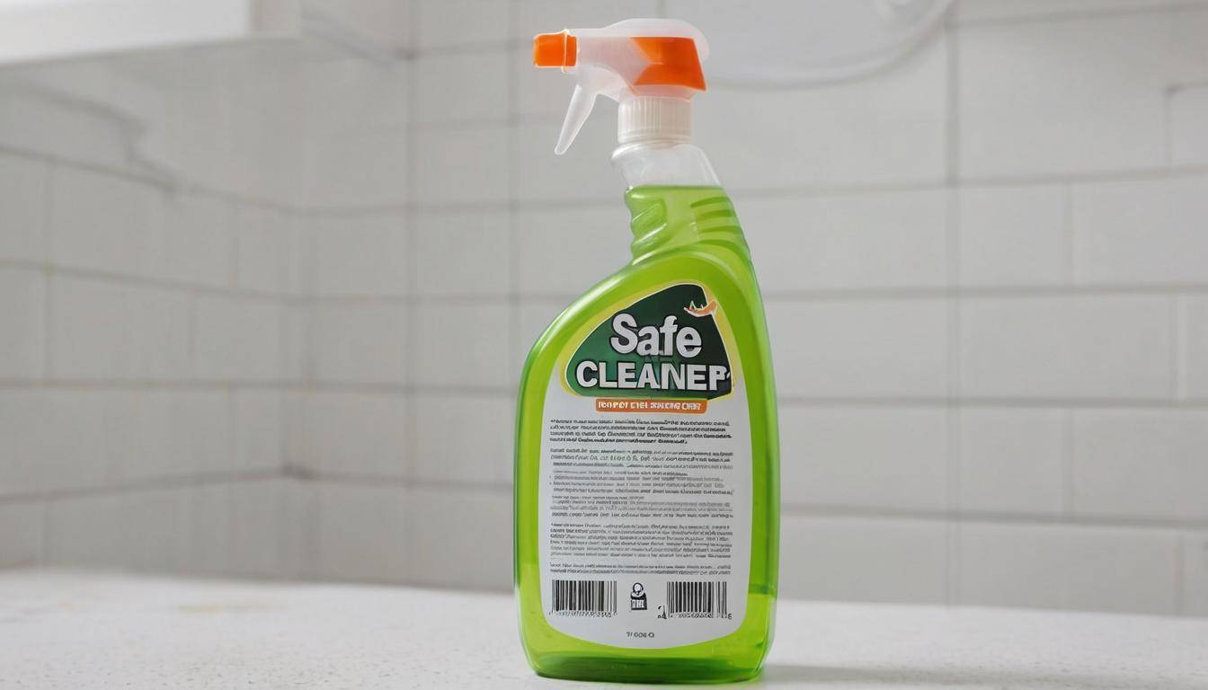 Safe drain cleaner bottle